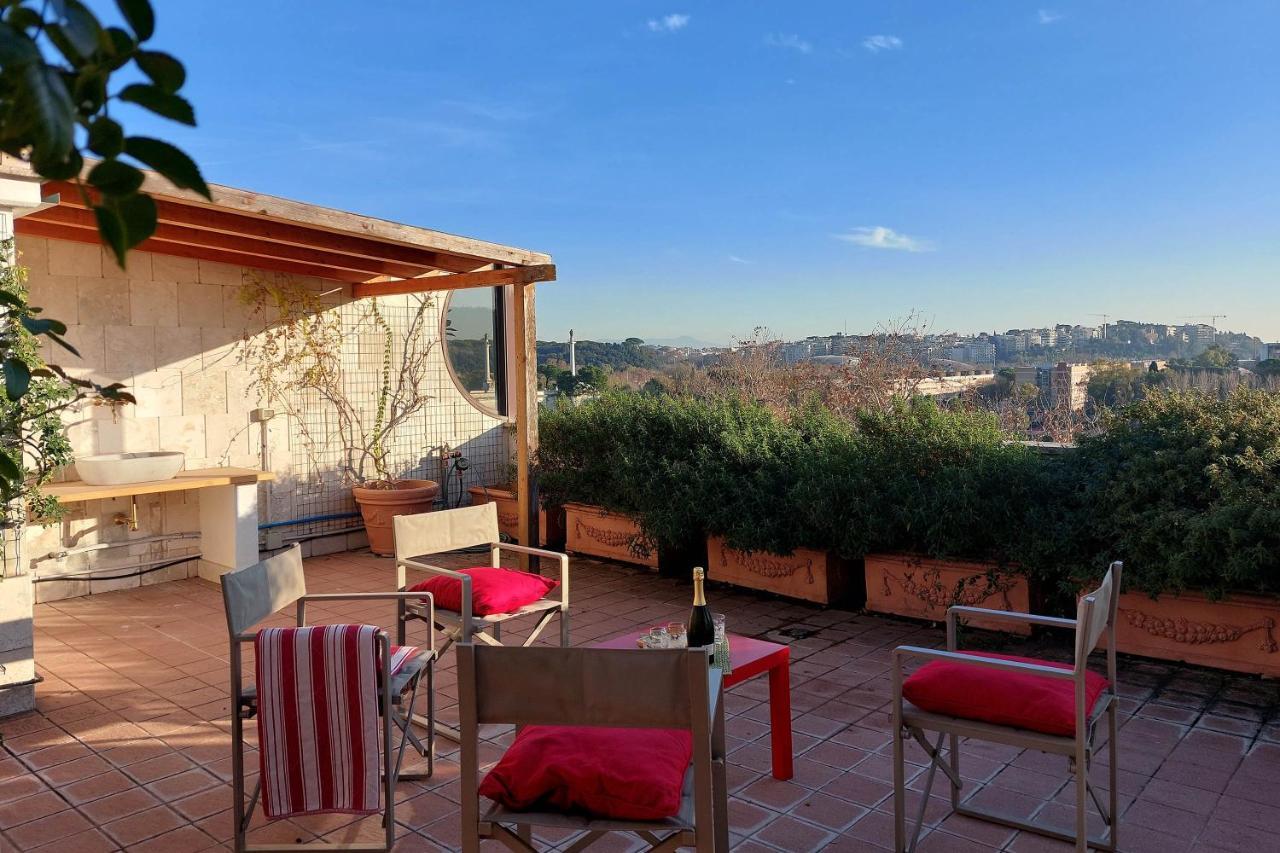 Beautiful Loft In Ponte Milvio With Terrace Apartment Rome Exterior photo